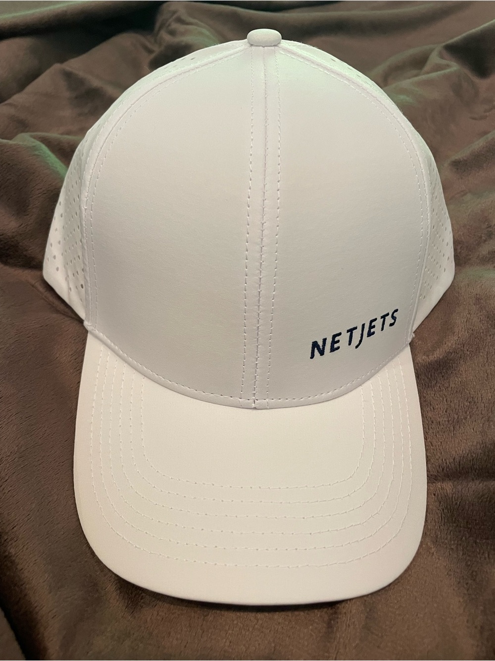 Netjets Trucker Golf Hat Adult White NWOT Aviation